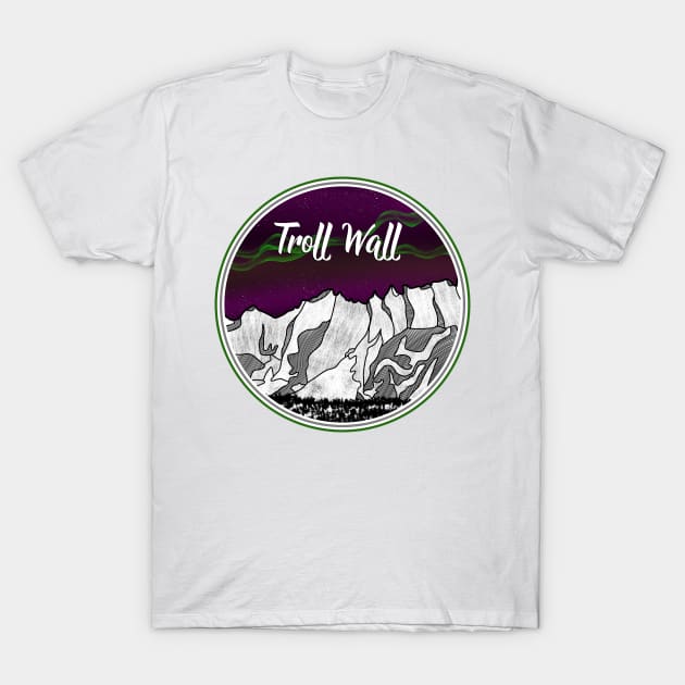 Troll Wall T-Shirt by mailboxdisco